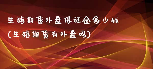 生猪期货外盘保证金多少钱(生猪期货有外盘吗)