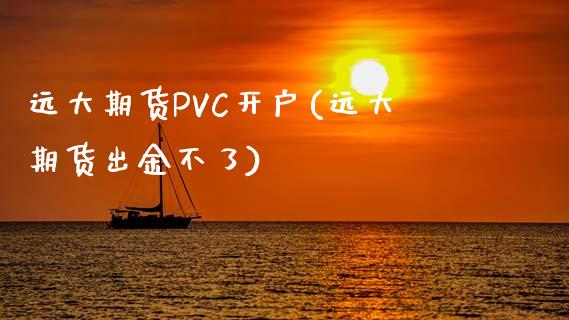 远大期货PVC开户(远大期货出金不了)