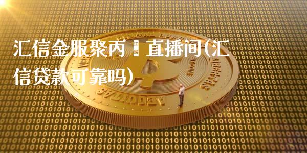 汇信金服聚丙烯直播间(汇信贷款可靠吗)