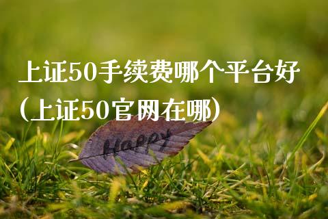 上证50手续费哪个平台好(上证50官网在哪)