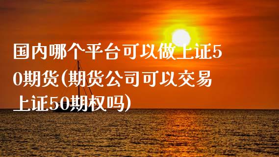 国内哪个平台可以做上证50期货(期货公司可以交易上证50期权吗)