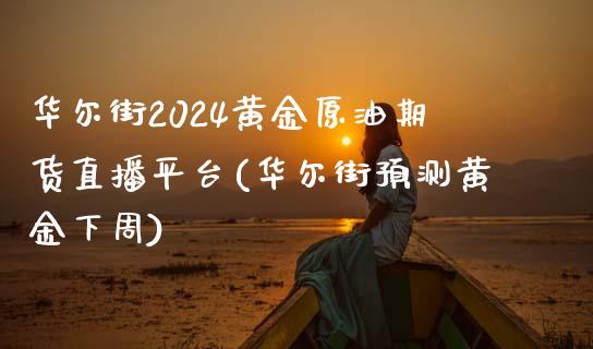 华尔街2024黄金原油期货直播平台(华尔街预测黄金下周)