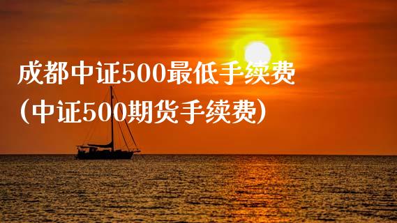 成都中证500最低手续费(中证500期货手续费)