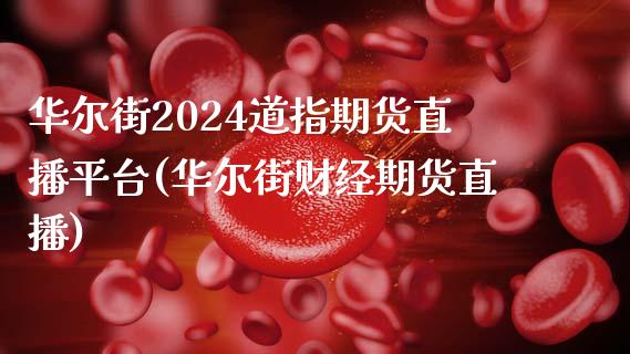 华尔街2024道指期货直播平台(华尔街财经期货直播)